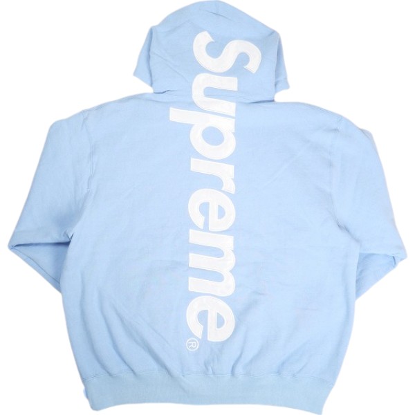 樂天商城 - SUPREME シュプリーム 24AW Satin Applique Hooded Sweatshirt Light Blue スウェットパーカー 水色 Size 【XXL】 【新古品・未使用品】 30010963