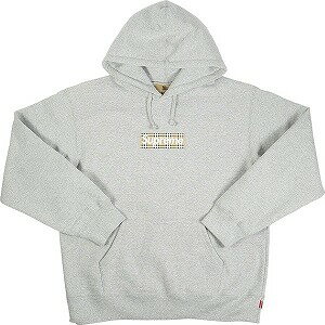 シュプリーム SUPREME シュプリーム ×Burberry 22SS Box Logo Hooded Sweatshirt Heather Grey ボックスロゴパーカー 灰 Size 【XXL】 【新古品・未使用品】 20785657