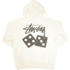 STUSSY ステューシー DICE HOODIE PIGMENT DYED NATURAL パーカー 白 Size 【XL】 【新古品・未使用品】 20835472
