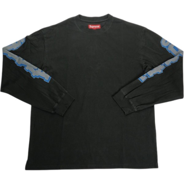 樂天商城 - SUPREME シュプリーム 26SS Cracked Sleeve L/S Top Washed Black ロンT 黒 Size 【L】 【新古品・未使用品】 20837973