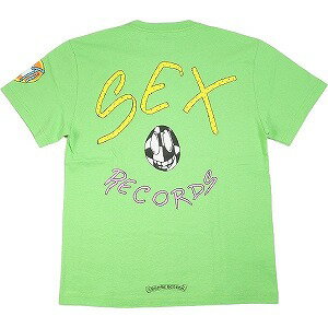 CHROME HEARTS クロム・ハーツ MATTY BOY PPO SEX RECORDS SS T-SHIRT LIGHT GREEN Tシャツ ライムグリーン Size   20794597