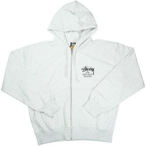 STUSSY ステューシー ×DOVER STREET MARKET STOCK DSM SINGAPORE ZIP HOODIE ASH GRAY ジップパーカー 灰 Size 【XL】 【新古品・未使用品】 20832967