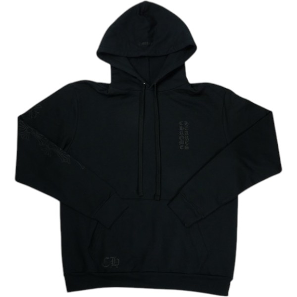 CHROME HEARTS クロム・ハーツ Miami Exclusive Cemetery Cross HOODED PULLOVER SWEATSHIRT スウェットパーカー 黒 Size 【XL】 【新古品・未使用品】 20836992
