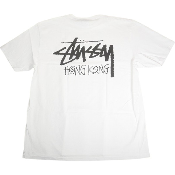 樂天商城 - STUSSY ステューシー STOCK HONG KONG TEE WHITE 香港限定Tシャツ 白 Size 【XL】 【新古品・未使用品】 20837728