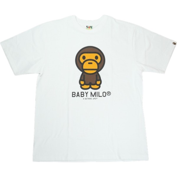 乐天商城 - A BATHING APE ア ベイシング エイプ BABY MILO ベイビーマイロ TEE WHITE Tシャツ 白 Size 【XL】 【新古品・未使用品】 20837741