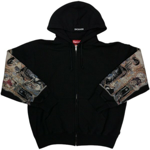 乐天商城 - SUPREME シュプリーム ×Michael Jackson 25FW Dangerous Zip Up Hooded Sweatshirt Black ジップパーカー 黒 Size 【L】 【新古品・未使用品】 30008949