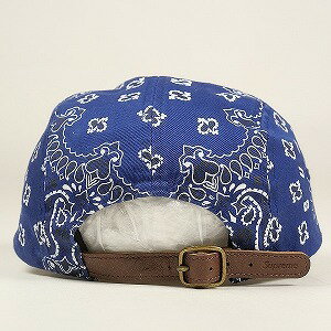 SUPREME シュプリーム 21SS Bandana Camp Cap Navy キャンプキャップ 紺 Size 【フリー】 【中古品-ほぼ新品】 20797557