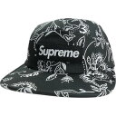 SUPREME シュプリーム 25SS Floral Jacquard Camp Cap Black キャンプキャップ 黒 Size 【フリー】 【新古品・未使...