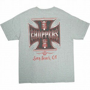 乐天商城 - VINTAGE ヴィンテージ West Coast Choppers ウェストコーストチョッパーズ Red Iron Cross Tee Tシャツ 灰 Size 【L】 【中古品-良い】 20823546