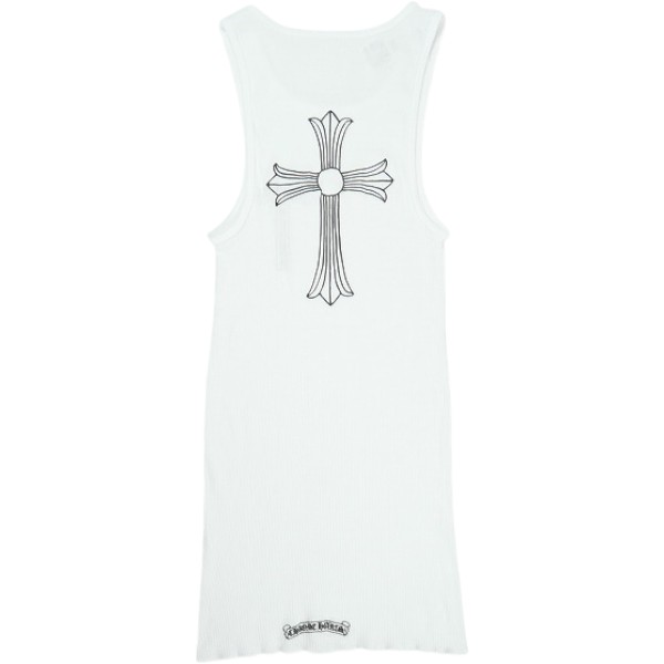 樂天商城 - CHROME HEARTS クロム・ハーツ T-BAR CROSS RIB TANK TOP WHITE タンクトップ 白 Size 【M】 【中古品-ほぼ新品】 30009516