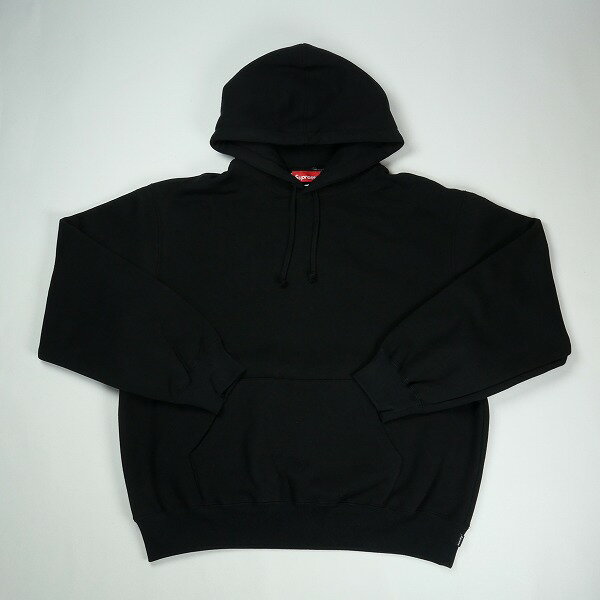 SUPREME シュプリーム 26SS Satin Applique Hooded Sweatshirt Black パーカー 黒 Size 【L】 【新古品・未使用品】 30006965
