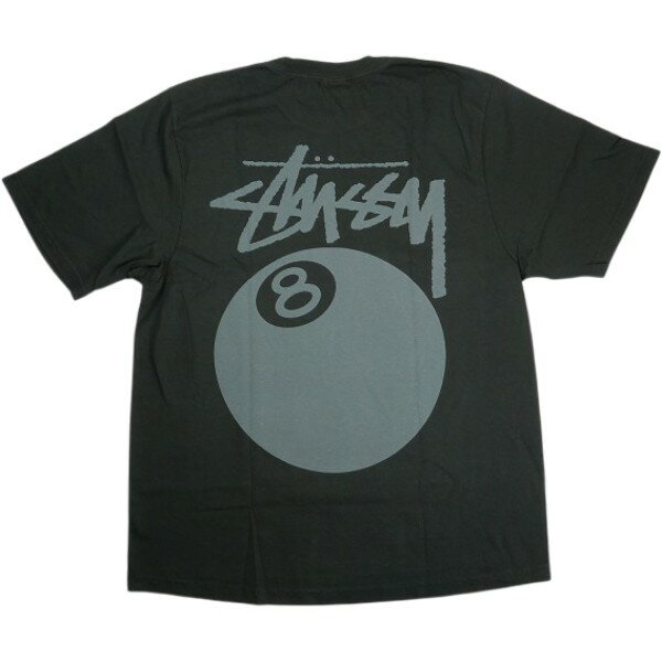 乐天商城 - STUSSY ステューシー 26SS 8 BALL TEE PIGMENT DYED Faded Black Tシャツ 黒 Size 【S】 【新古品・未使用品】 30008657