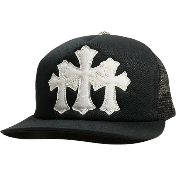 CHROME HEARTS クロム・ハーツ TRUCKER CAP NEW 3 CEM CRS BLACK/WHITE メッシュキャップ 黒白 Size 【フリー】 【新古品・未使用品】 30008759