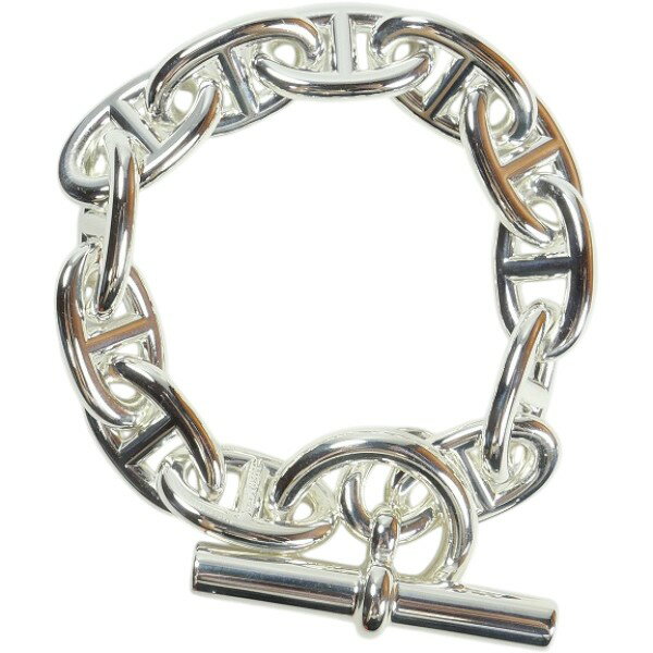 乐天商城 - HERMES エルメス Chaine d'Ancre TGM SILVER シェーヌダンクル ブレスレット 12コマ 銀 Size 【12】 【新古品・未使用品】 30008771