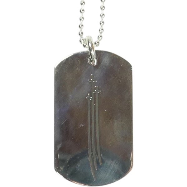 乐天商城 - CHROME HEARTS クロム・ハーツ DOG TAG RS 3 CROSS SILVER ドッグタグネックレス 銀 Size 【フリー】 【新古品・未使用品】 30008818