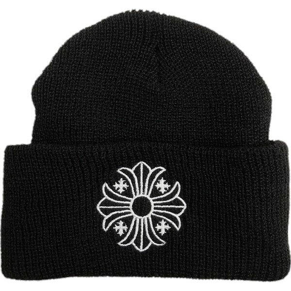 CHROME HEARTS クロム・ハーツ HAT WATCH CAP WOOL MULTI CH PLUS BLACK/WHITE ビーニー 黒 Size 【フリー】 【新古品・未使用品】 30008901