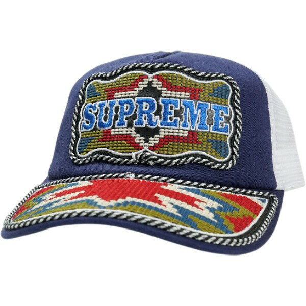 乐天商城 - SUPREME シュプリーム 26SS Western Embroidered Mesh Back 5-Panel Navy キャップ 紺 Size 【フリー】 【新古品・未使用品】 30009058