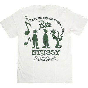 STUSSY ステューシー ×PATTA 24SS SOUND CONNECTION TEE WHITE Tシャツ 白 Size 【M】 【新古品・未使用品】 20824907