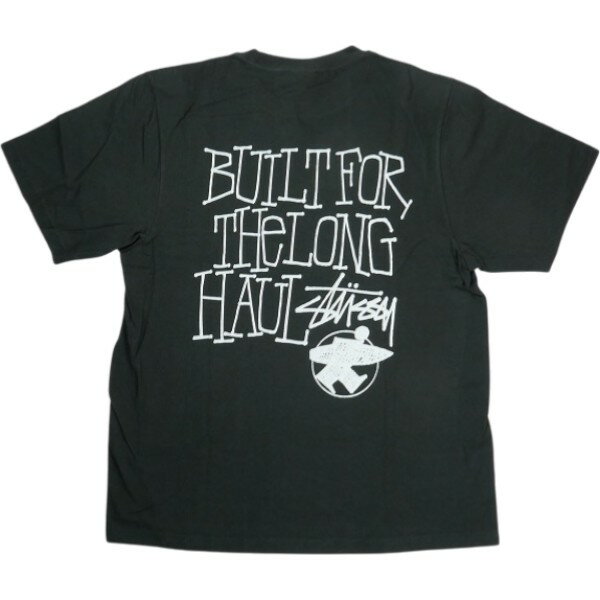 STUSSY ステューシー 26SS LONG HAUL TEE PIGMENT DYED Faded Black Tシャツ 黒 Size 【S】 【新古品・未使用品】 20836351