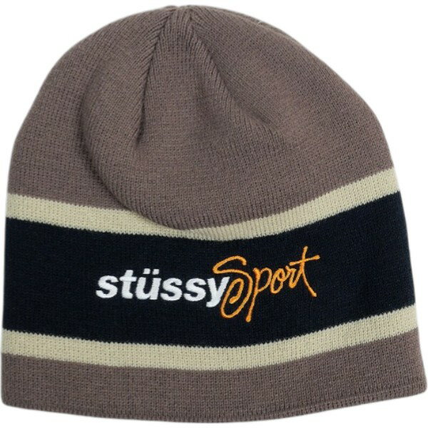 STUSSY ステューシー 26SS STUSSY SPORT STRIPE SKULLCAP SAND ビーニー サンド Size 【フリー】 【新古品・未使用品】 20836371