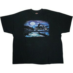 乐天商城 - VINTAGE ヴィンテージ Harley-Davidson ハーレーダビッドソン Motorcycle Tee Tシャツ 黒 Size 【XXL】 【中古品-良い】 20824896