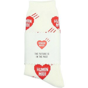 HUMAN MADE ヒューマンメイド 25AW HEART SOCKS WHITE HM30GD060 ソックス 白 Size 【L】 【新古品・未使用品】 20826232