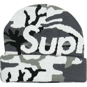 樂天商城 - SUPREME シュプリーム 25FW Big Logo Beanie Snow Camo ビーニー 白 Size 【フリー】 【新古品・未使用品】 20833312