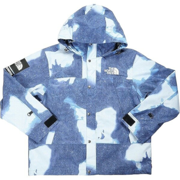 Other - SUPREME シュプリーム ×THE NORTH FACE 21AW Bleached Denim Print Mountain Jacket Indigo ジャケット インディゴ Size 【L】 【新古品・未使用品】 20836640