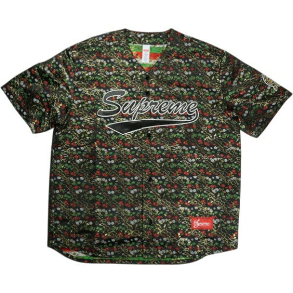 乐天商城 - SUPREME シュプリーム 26SS Floral Jacquard Baseball Jersey Black ベースボールジャージ 黒 Size 【XL】 【新古品・未使用品】 20839250