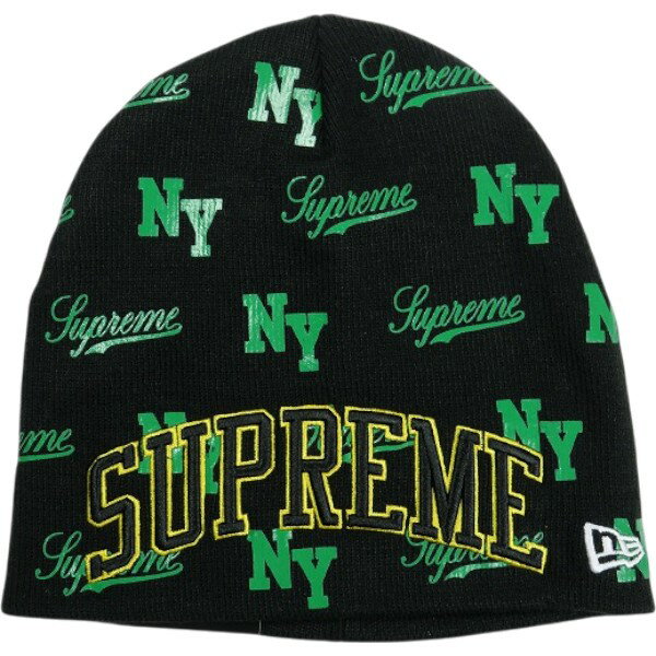 乐天商城 - SUPREME シュプリーム 26SS New Era Monogram Beanie Black ビーニー 黒 Size 【フリー】 【新古品・未使用品】 30007876