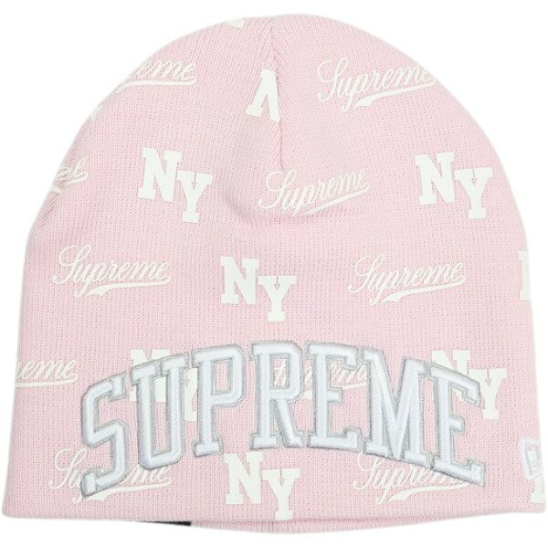 乐天商城 - SUPREME シュプリーム 26SS New Era Monogram Beanie Pink ビーニー ピンク Size 【フリー】 【新古品・未使用品】 30007877