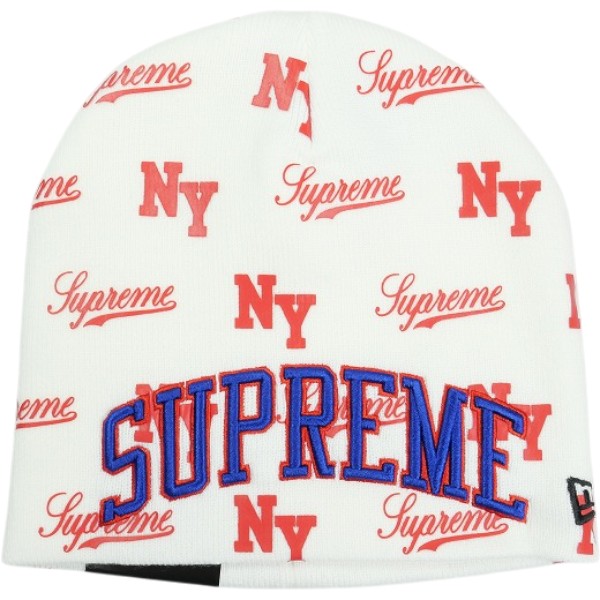 乐天商城 - SUPREME シュプリーム 26SS New Era Monogram Beanie White ビーニー 白 Size 【フリー】 【新古品・未使用品】 30007878