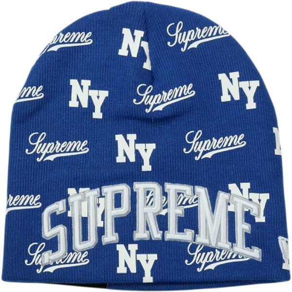 乐天商城 - SUPREME シュプリーム 26SS New Era Monogram Beanie Royal ビーニー 青 Size 【フリー】 【新古品・未使用品】 30007879