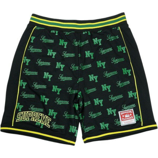 乐天商城 - SUPREME シュプリーム ×Mitchell&Ness 26SS Monogram Basketball Short Black ショーツ 黒 Size 【L】 【新古品・未使用品】 30007916