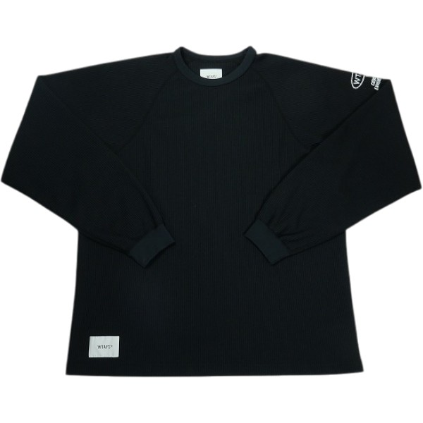 樂天商城 - WTAPS ダブルタップス 26SS WAFFLE LS POLY 261ATDT-CSM17 サーマルロンT 黒 Size 【4】 【新古品・未使用品】 30008952