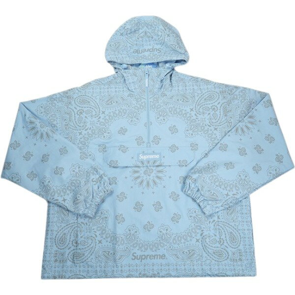 乐天商城 - SUPREME シュプリーム 26SS Reflective Bandana Anorak Light Blue アノラックジャケット 水色 Size 【M】 【新古品・未使用品】 30009638