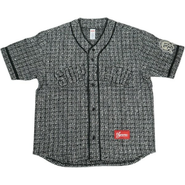 樂天商城 - SUPREME シュプリーム 25FW Boucle Baseball Jersey Black ベースボールシャツ 黒 Size 【S】 【新古品・未使用品】 30009705