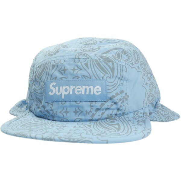 乐天商城 - SUPREME シュプリーム 26SS Reflective Bandana Sunshield Camp Cap Light Blue キャンプキャップ 水色 Size 【フリー】 【新古品・未使用品】 30009731