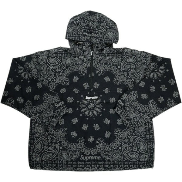 乐天商城 - SUPREME シュプリーム 26SS Reflective Bandana Anorak Black アノラックジャケット 黒 Size 【M】 【新古品・未使用品】 30009743