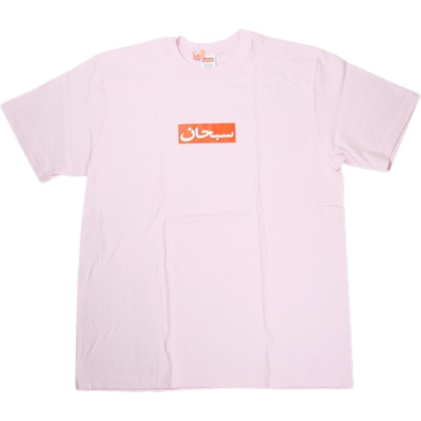 樂天商城 - SUPREME シュプリーム 26SS Arabic Box Tee Light Pink アラビックボックスロゴTシャツ ライトピンク Size 【M】 【新古品・未使用品】 30010730