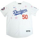 村上隆 ムラカミタカシ ×MLB World Tour Tokyo Series 2025 Dodgers Betts Jersey ベッツユニフォーム 白 S...