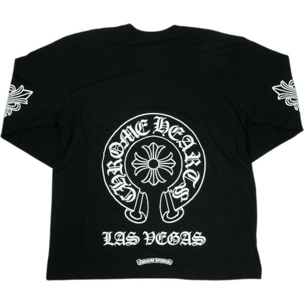 樂天商城 - CHROME HEARTS クロム・ハーツ Horse Shoe L/S Tee LAS VEGAS EXCLUSIVE BLACK ラスベガス限定 ロンT 黒 Size 【XL】 【新古品・未使用品】 30006927