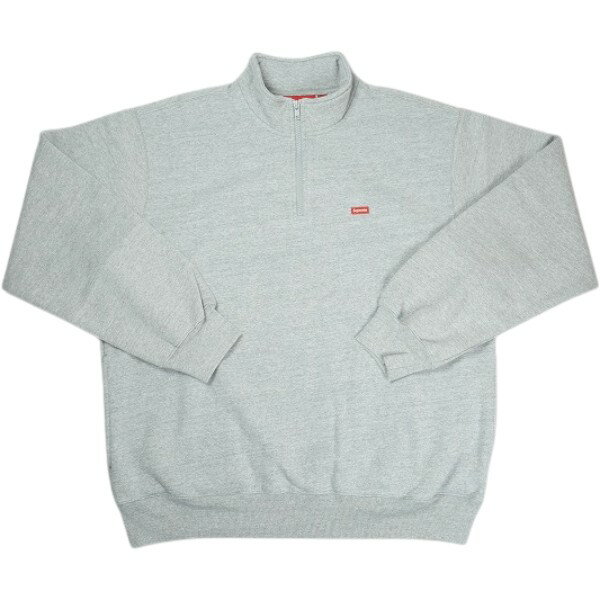 SUPREME シュプリーム 26SS small Box Half Zip Pullover Heather Grey ハーフジップスウェット 灰 Size   30007521