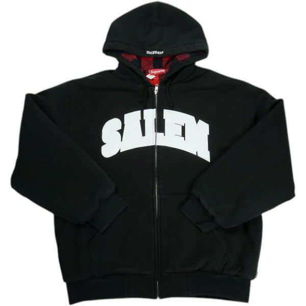 樂天商城 - SUPREME シュプリーム ×SALEM Zip Up Hooded Sweatshirt Black ジップパーカー 黒 Size 【L】 【新古品・未使用品】 30009613
