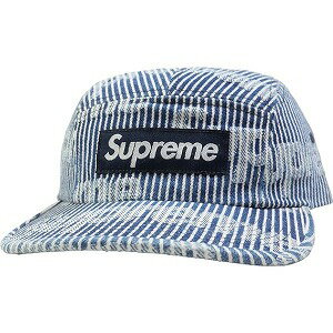 シュプリーム SUPREME シュプリーム 24SS Denim Camp Cap Stripe デニムキャンプキャップ インディゴ Size 【フリー】 【新古品・未使用品】 20796135