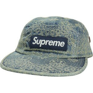 乐天商城 - SUPREME シュプリーム 25SS Bandana Jacquard Denim Camp Cap Blue キャンプキャップ 青 Size 【フリー】 【新古品・未使用品】 20817908