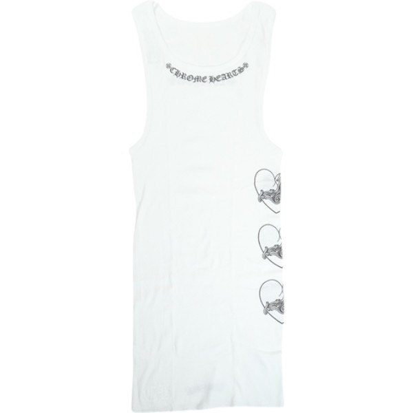 商品情報 ブランド CHROME HEARTS 商品名 LOVE YOU RIB TANK WHITE オンライン限定タンクトップ カラー 白 サイズ L 素材 コットン100％ 付属品 - 商品管理番号 30012395 商品状態 新古品・未使用品 状態説明 - 詳細サイズ 着丈 70cm 身幅 30cm 肩幅 24cm