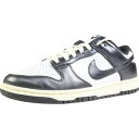 NIKE iCL WMNS DUNK LOW PRM Vintage Black and White Panda FQ8899-100 Xj[J[  Size y28.0cmz yVÕiEgpiz 20787401