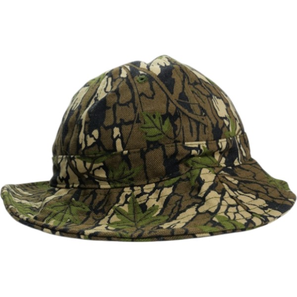 SUPREME シュプリーム ×Levi 039 s 13AW Camoflage Canvas Bell Hat Tree Camo ハット 緑 Size 【M/L】 【中古品-ほぼ新品】 20837916