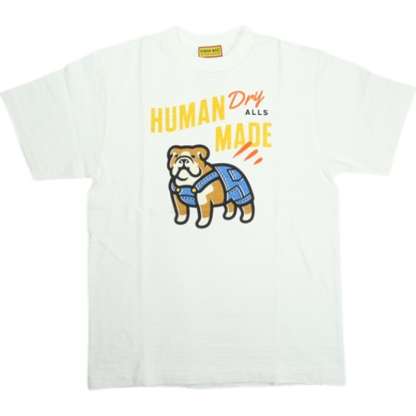 乐天商城 - HUMAN MADE ヒューマンメイド 26SS GRAPHIC T-SHIRT HM31TE015 WHITE ブルドッグTシャツ 白 Size 【S】 【新古品・未使用品】 20837993